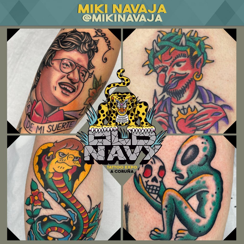 Tatuajes de Miki Navaja